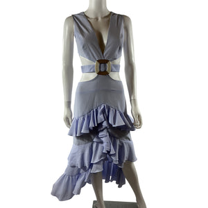 Patbo Cutout Blue Melrose Dress Size 4