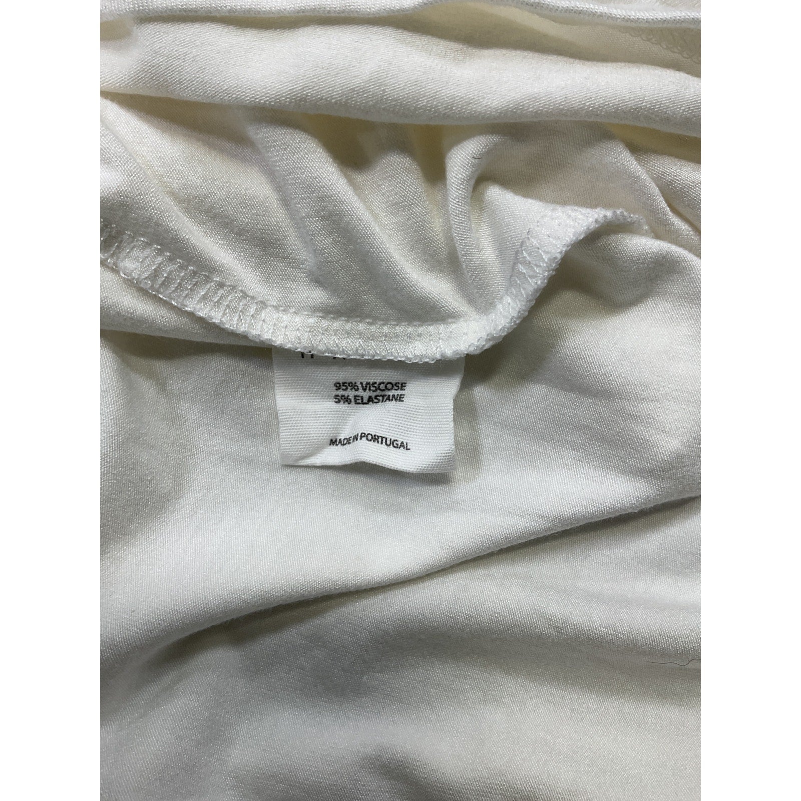 Hatch 'The Perfect Vee' White V Neck Short Sleeve Maternity Top Size 0