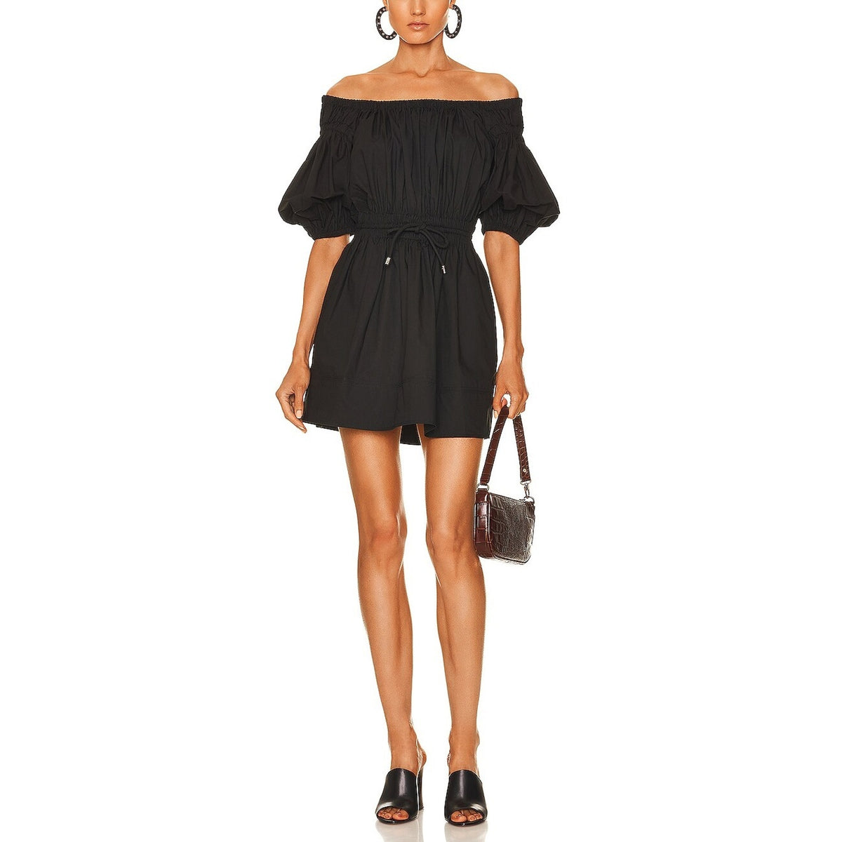 A.L.C. Off Shoulder Black Maya Dress Size 2