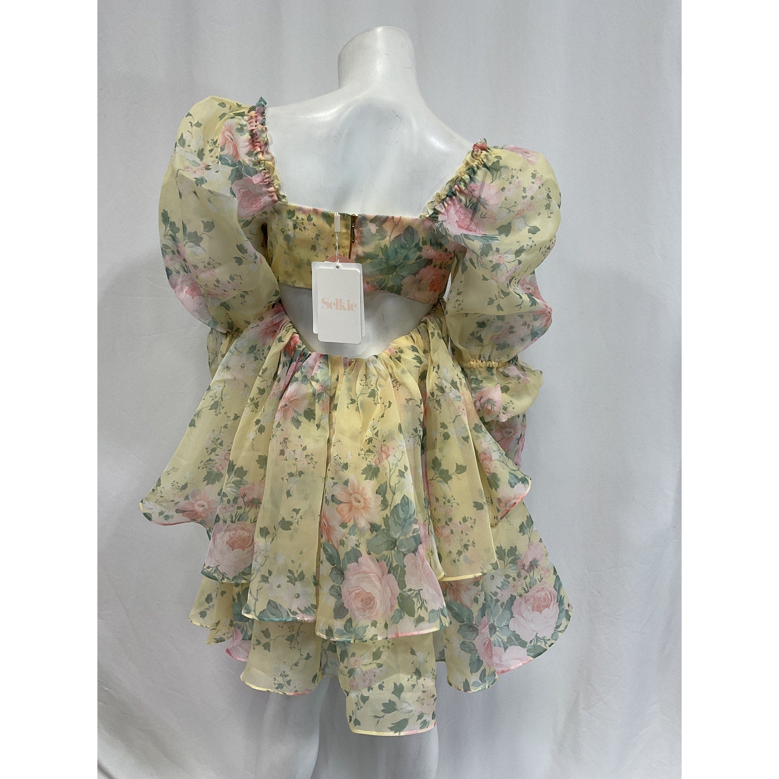 Selkie 'The Moonlight' Yellow Dress Size XS - NWT