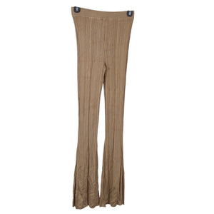 Michael Costello Ribbed Tan Kadri Pants Size XS