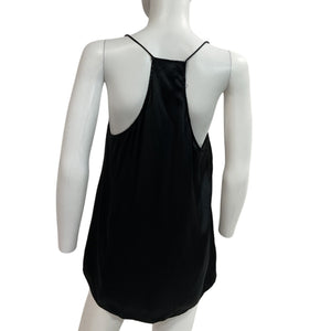 Cami Nyc Lace Trimmed Black Daisy Camisole Size L