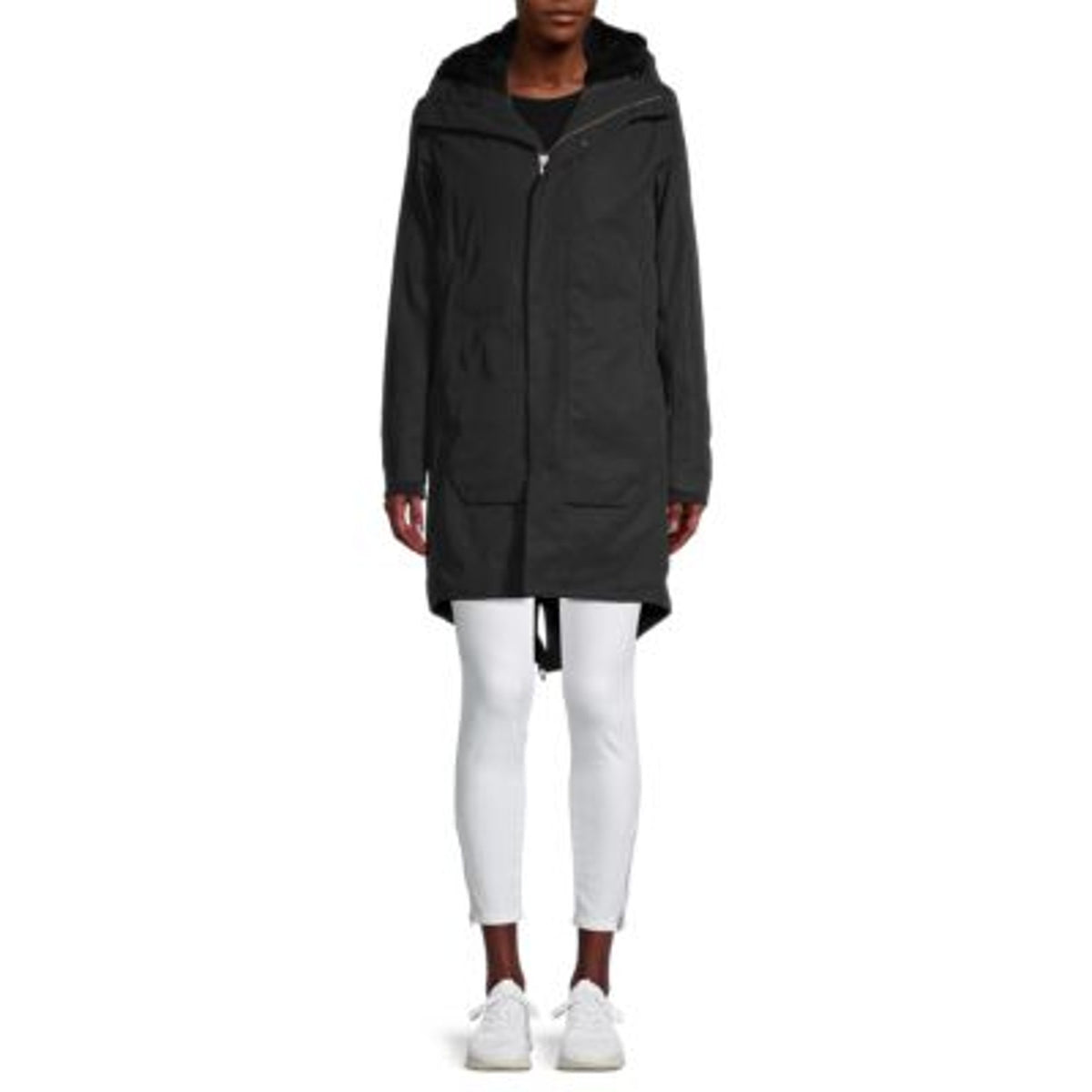 Theory Convertible Black Montrose Parka Size XS