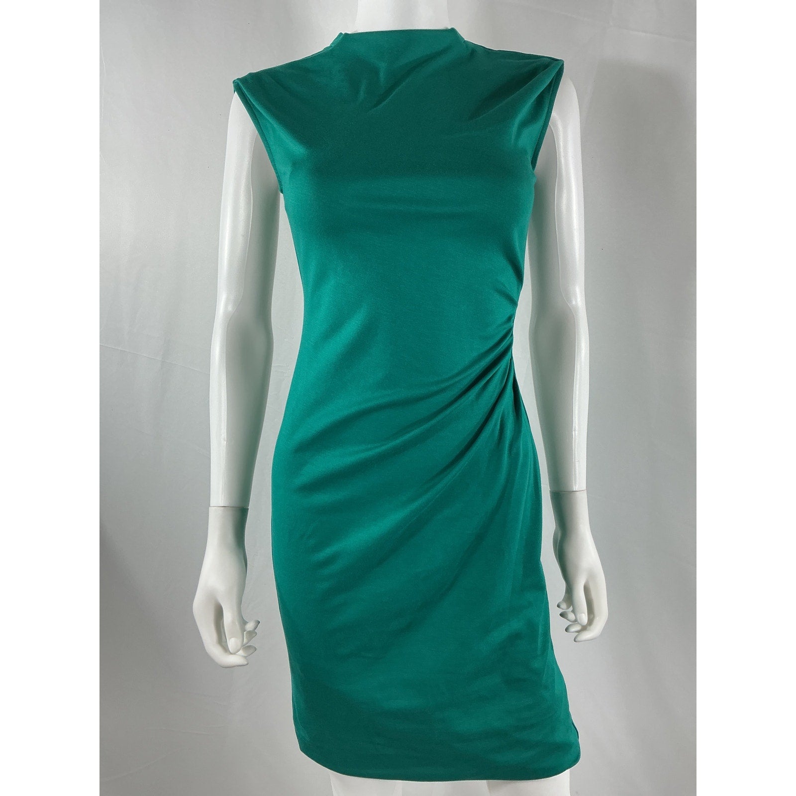 Diane Von Furstenberg 'Darrius' Green Viscose Dress Size 2 - NWT