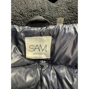 Sam. New 'Soho' Black Nylon Down Coat Size M