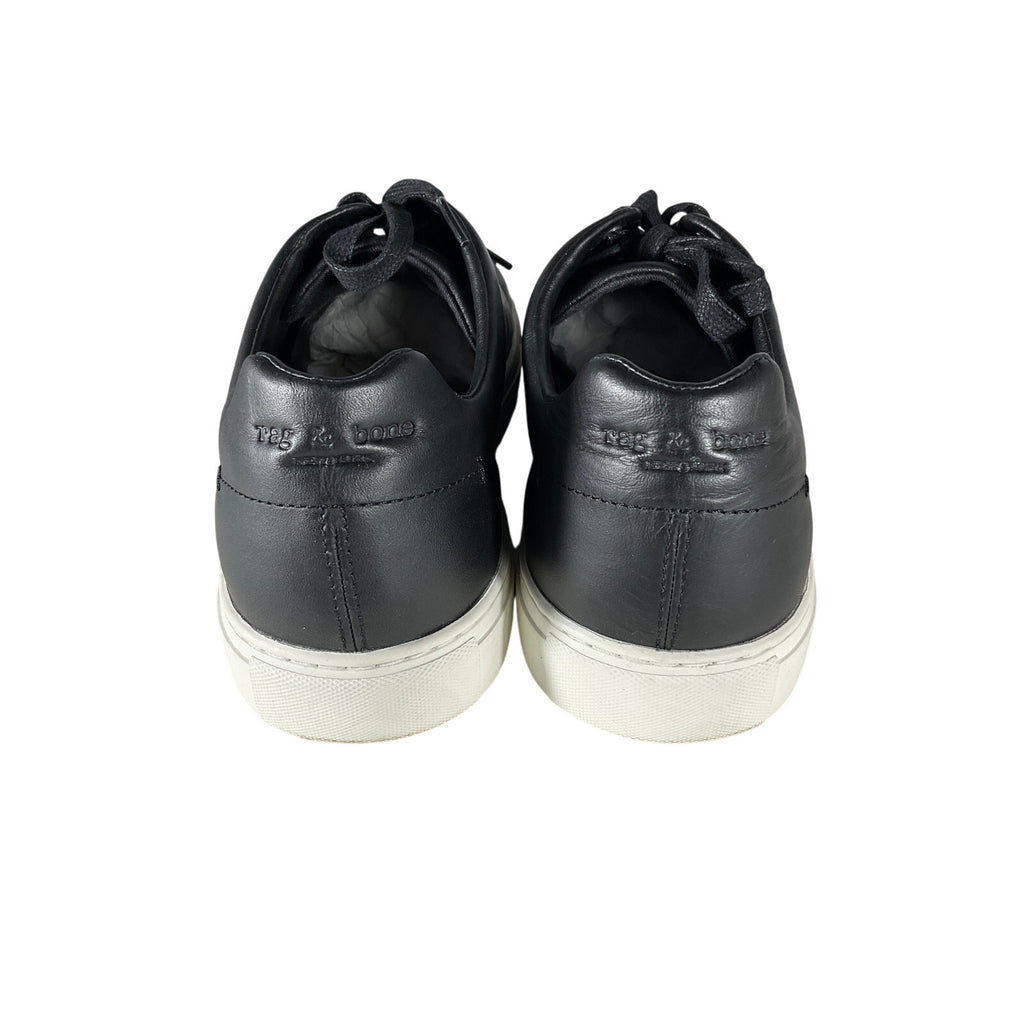 Rag & Bone 'Kent' Black Leather Embossed Two-Tone Sneakers Size 12