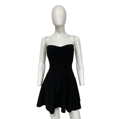 Norma Kamali Strapless Black Grace Mini Size XS Dress