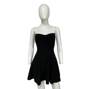 Norma Kamali Strapless Black Grace Mini Size XS Dress