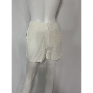 Onia Air Linen 'Boyfriend' White Linen Short Size S