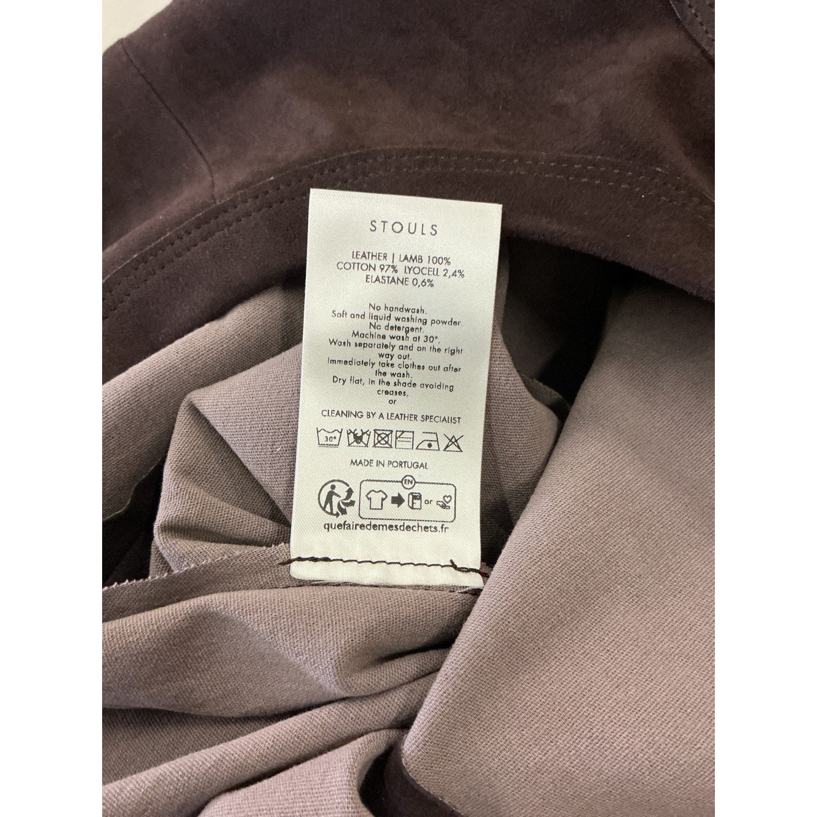 Stouls 'Pam' Brown Suede Tank Top Size M - NWT