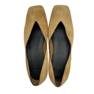 Vince Suede Tan Carmen Flats Size 5.5 M