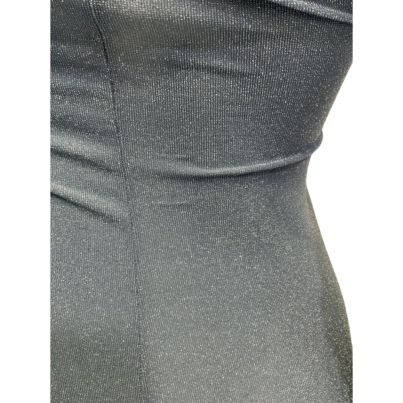 Kim Shui Glitter Blue Rayon Wrap Jumpsuit Size S