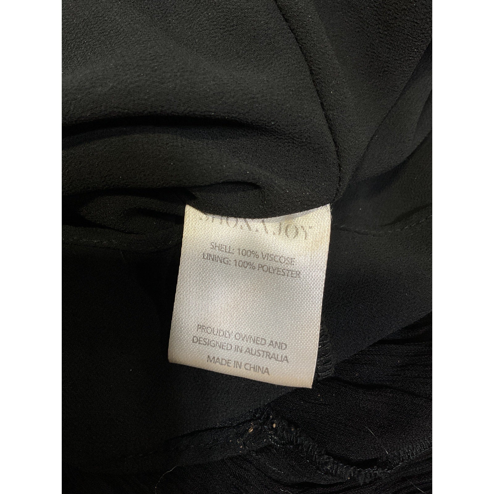 Shona Joy 'Safira' Black Mini Dress Size 4