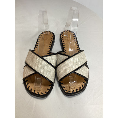 Schutz 'Alita' Black Slip On Flat Size 6.5