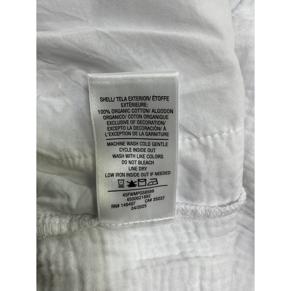 Favorite Daughter White Cotton The Slip It On Short Size XL