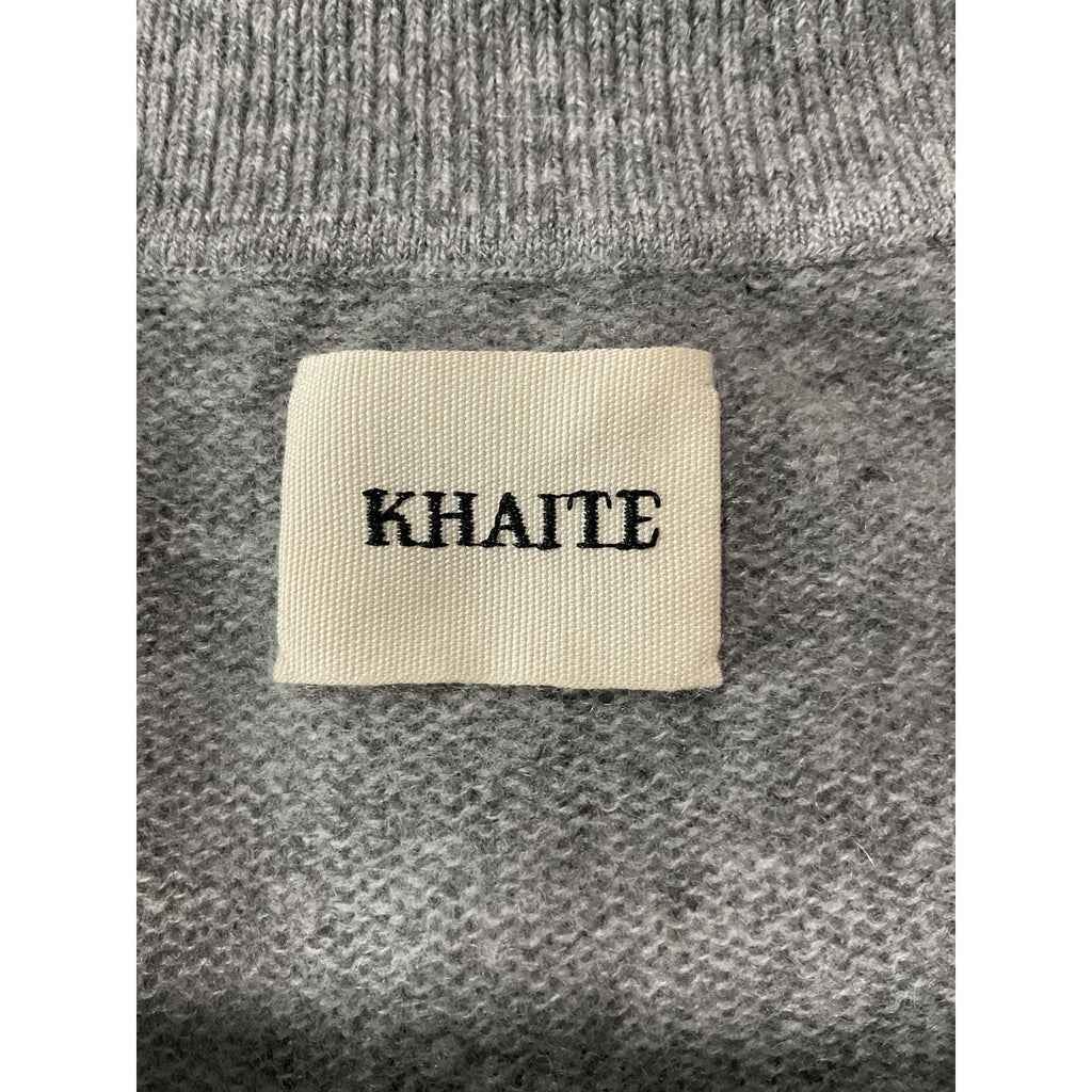 Khaite Shrunken 'Jo' Grey Cashmere Sweater Size M