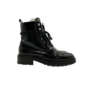 Allsaints 'Donita' Black Leather Boot Size 8