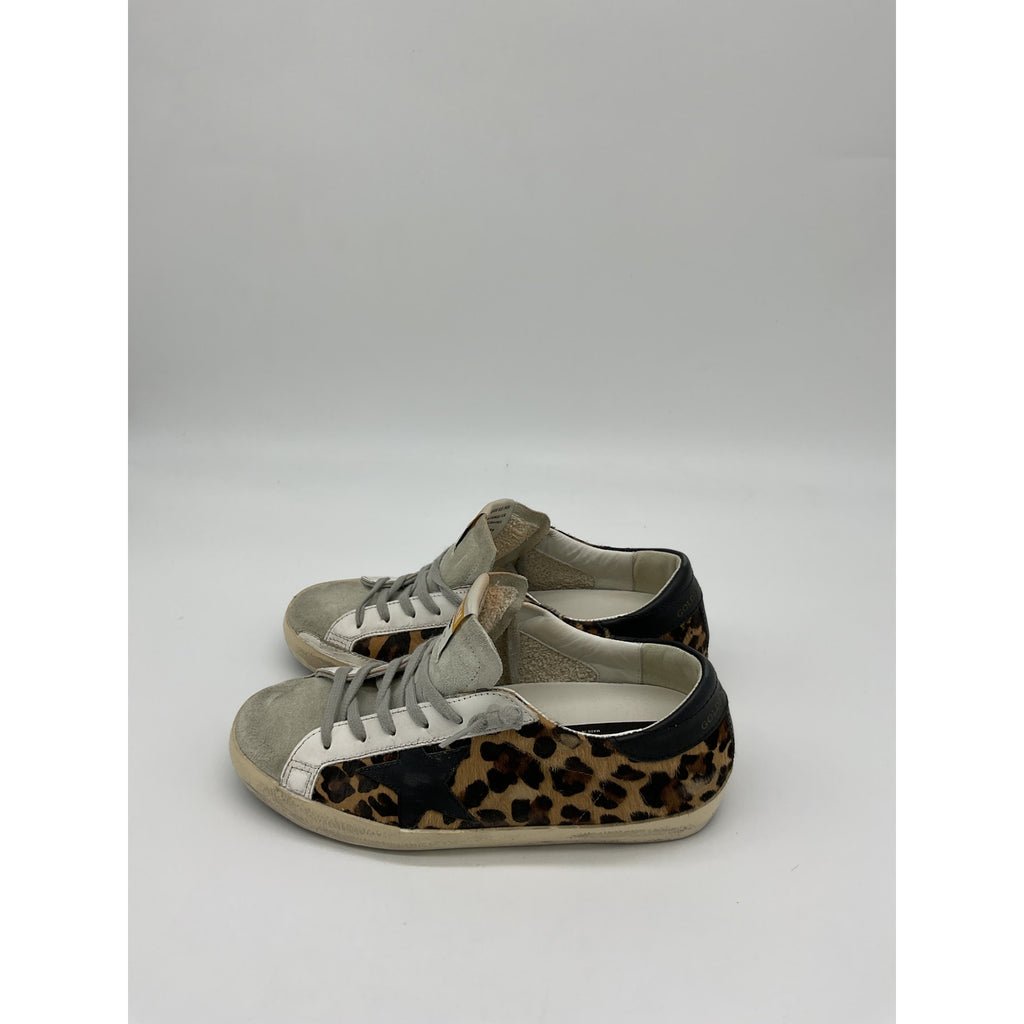 Golden Goose Brown Leather Superstar Sneaker Size 7
