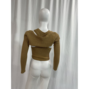 Ser.O.Ya 'Joel' Brown Blouse Set Size S