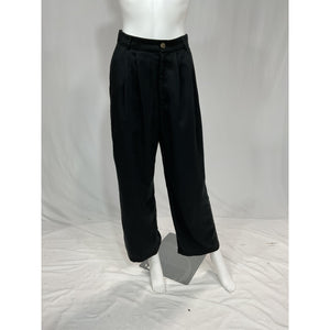Reformation 'Mason' Black Cropped Pant Size 2