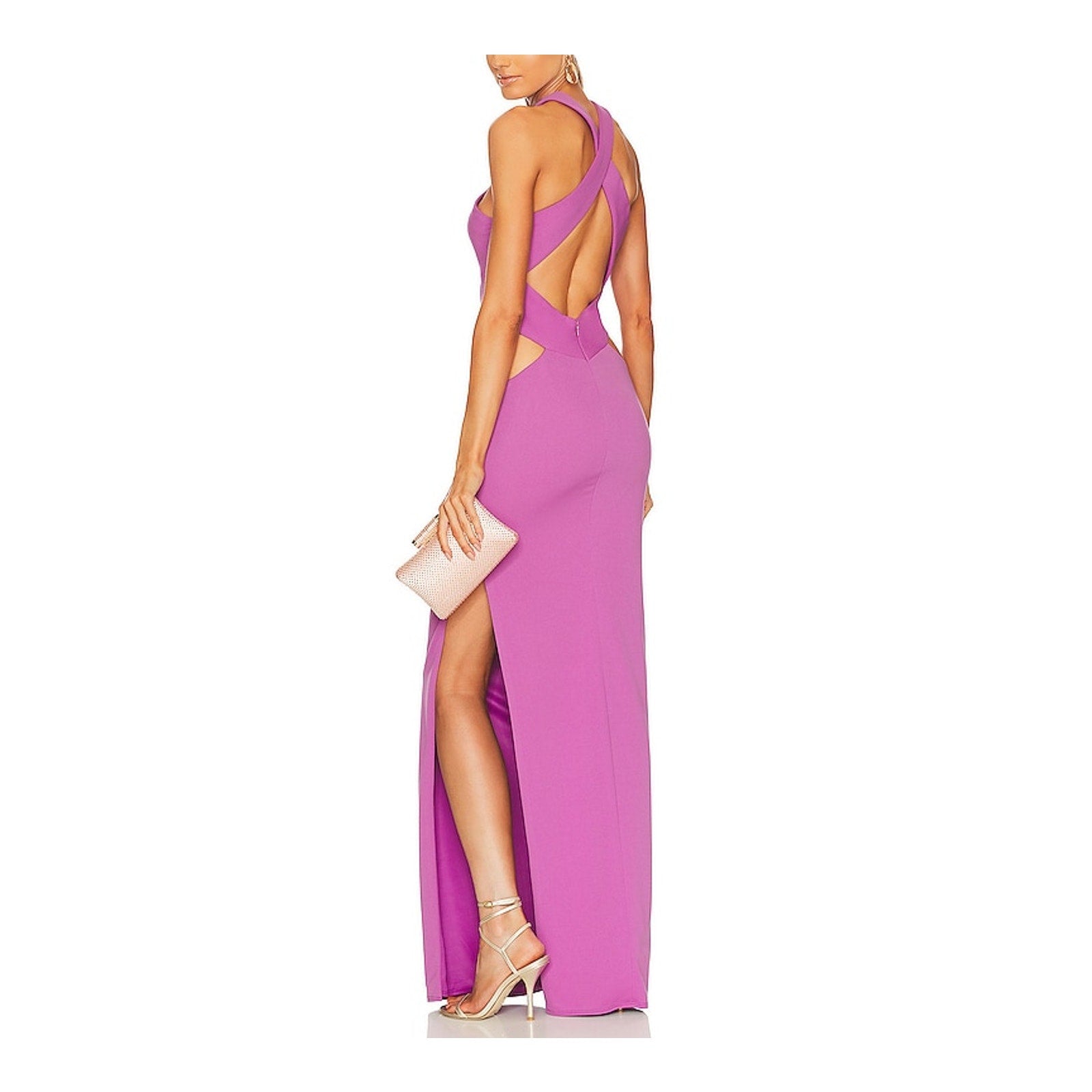 Katie May 'Cairo' Purple Polyester Gown Size M