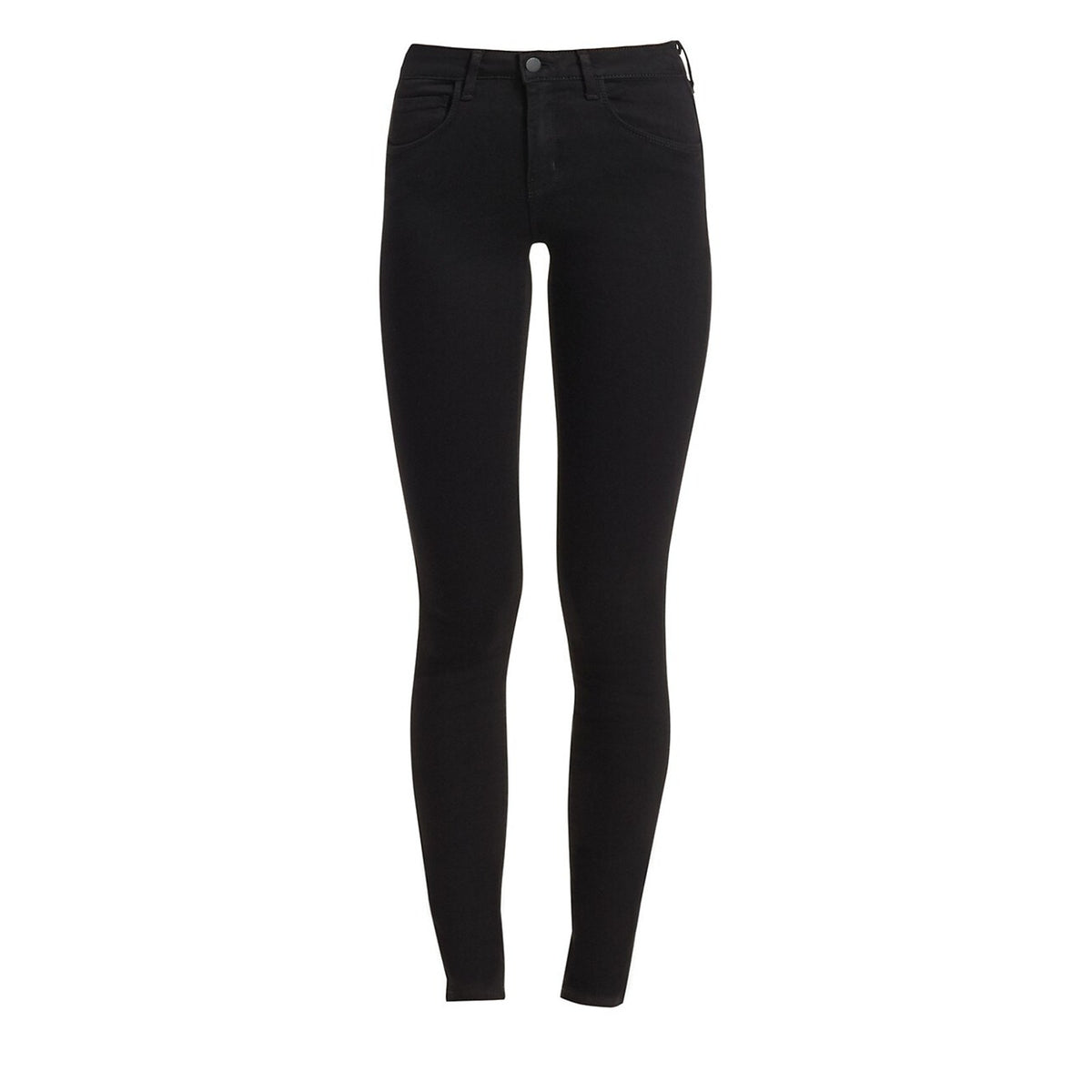 L'Agence Sleek Black Marguerite Skinny Denim Jeans Size 28