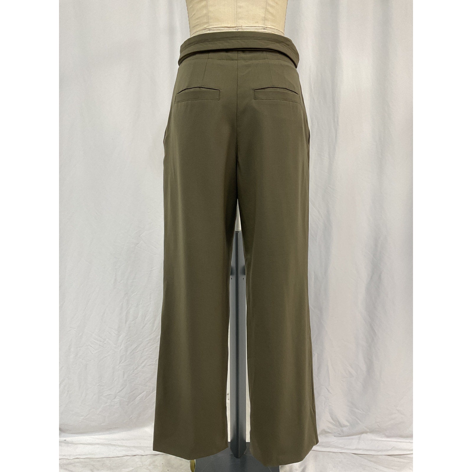 Proenza Schouler Green Wool Lightweight Pants Size 6