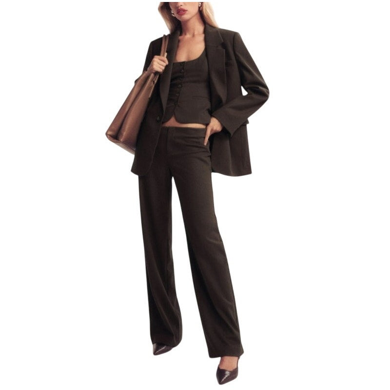 Reformation Tailored Brown Vida Pants Size 2P