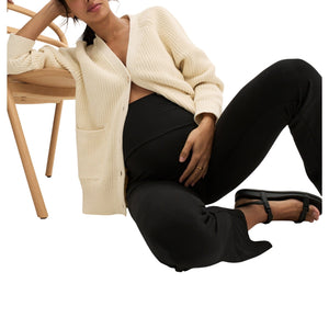 Hatch Black Viscose The Ultimate Before, During & After Crop Flare Legging Size XS