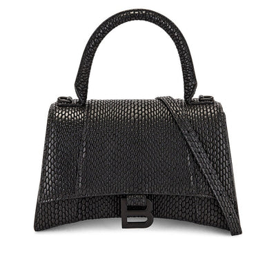 Balenciaga Textured Black Hourglass Bag