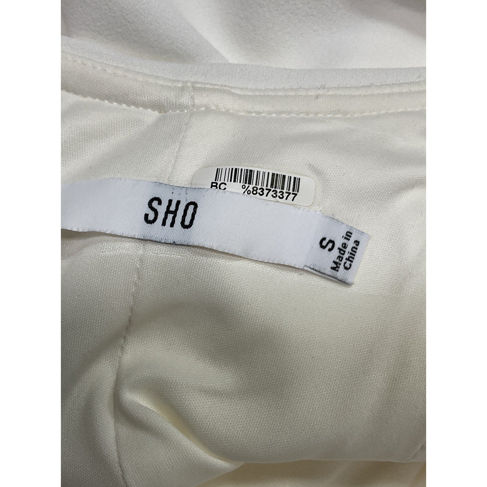 Tadashi Shoji 'Draped' White Sleeveless Lace-Trimmed Midi-Dress Size S