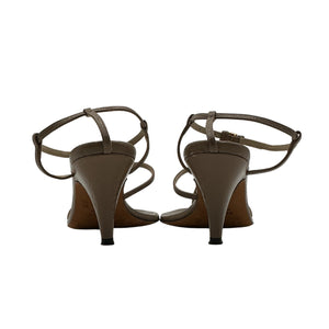 Khaite Strappy Soft Coffee Jones Sandals Size 36 EU / US 6