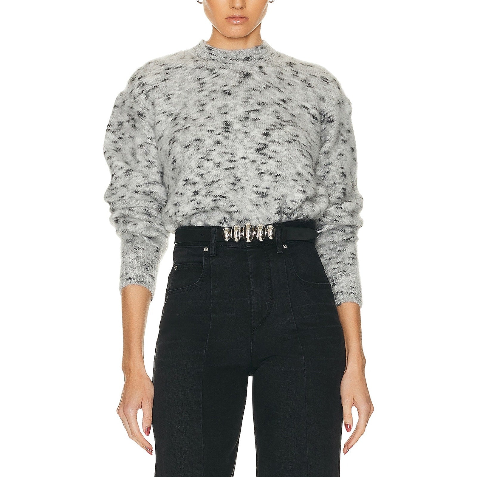 Isabel Marant 'Morena' Black Polyacrylic Sweater Size 34