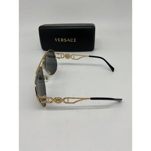 Versace Medusa Insignia Aviator Sunglasses