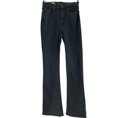 Rag & Bone Sleek Black Nina High Rise Bootcut Denim Jeans Size 28