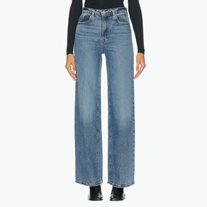 Frame 'Le Jane' Blue Wide Leg Denim Jeans Size 25