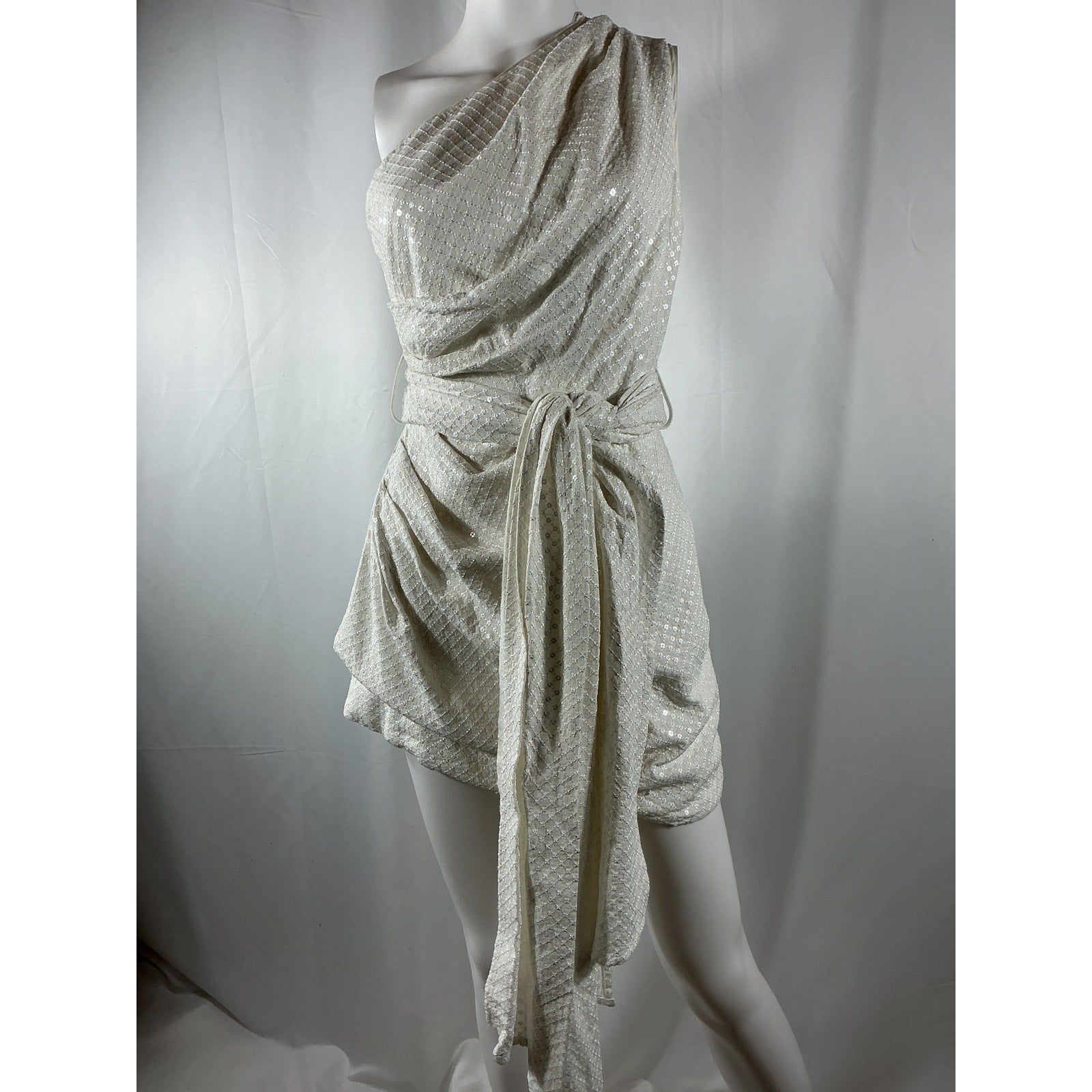 Elliatt 'Ardisia' White Viscose Dress Size S