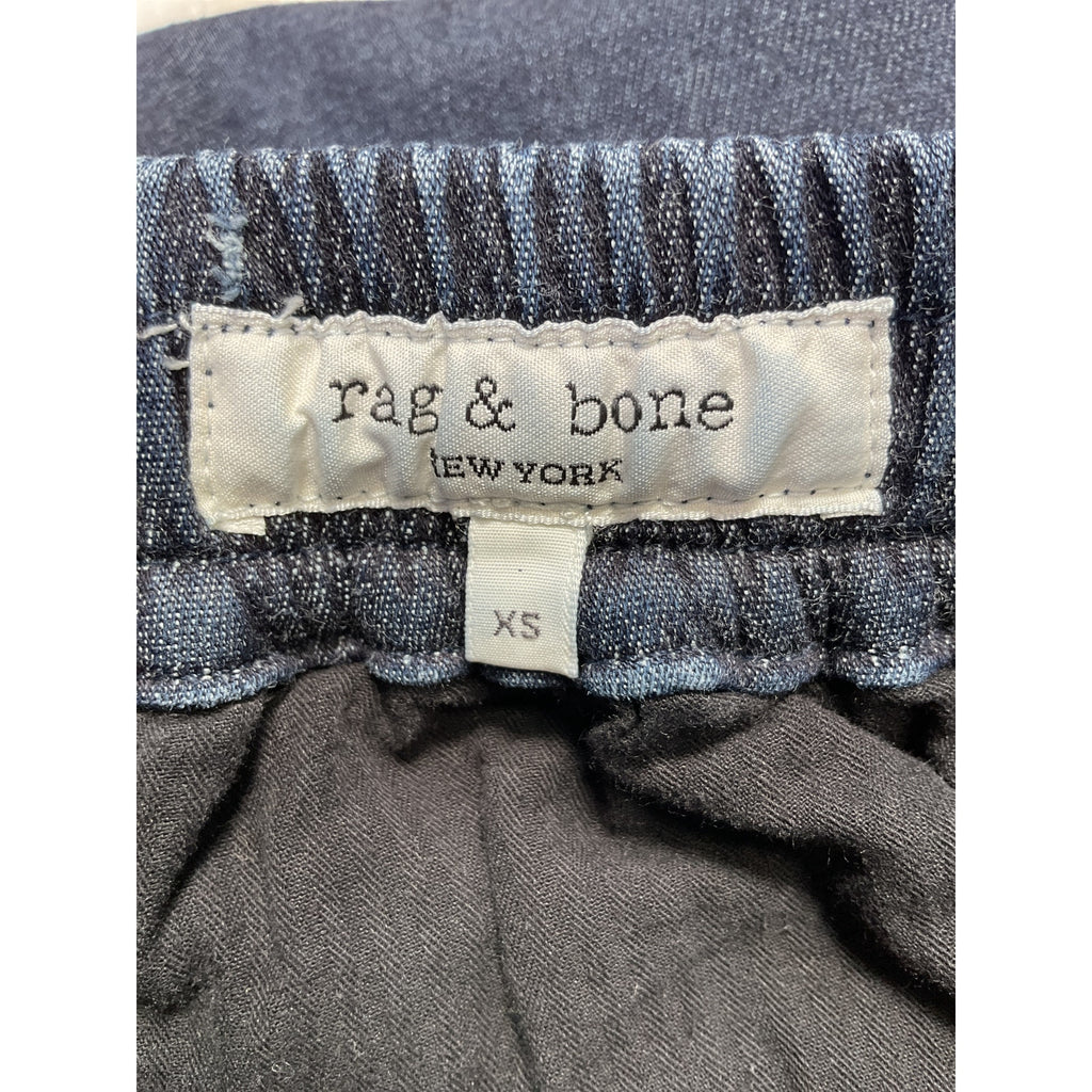 Rag & Bone 'Bradford' Black Cotton Stride Track Pant Size XS