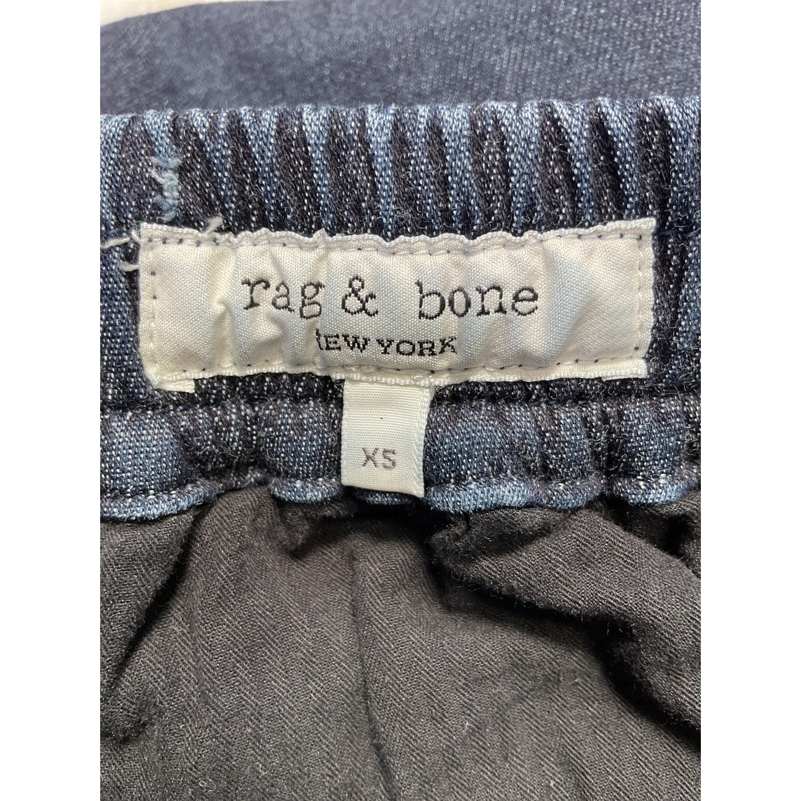 Rag & Bone 'Bradford' Black Cotton Stride Track Pant Size XS