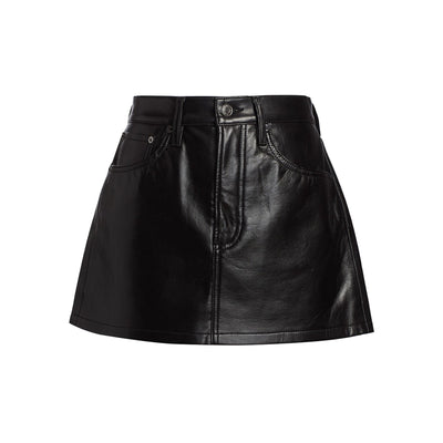 Agolde Sleek Detox Black Liv Mini Skirt Size 30