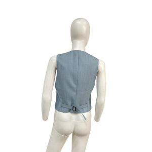 St. Agni 'Carter' Blue Polyester Vest Size M