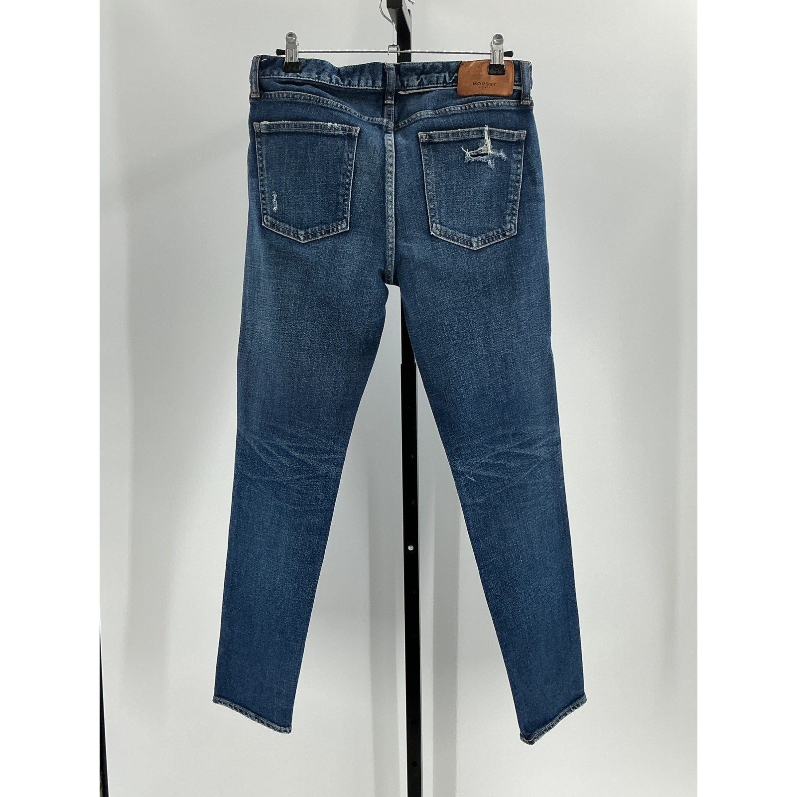 Moussy 'Swillburg' Blue Cotton Skinny Jean Size 28