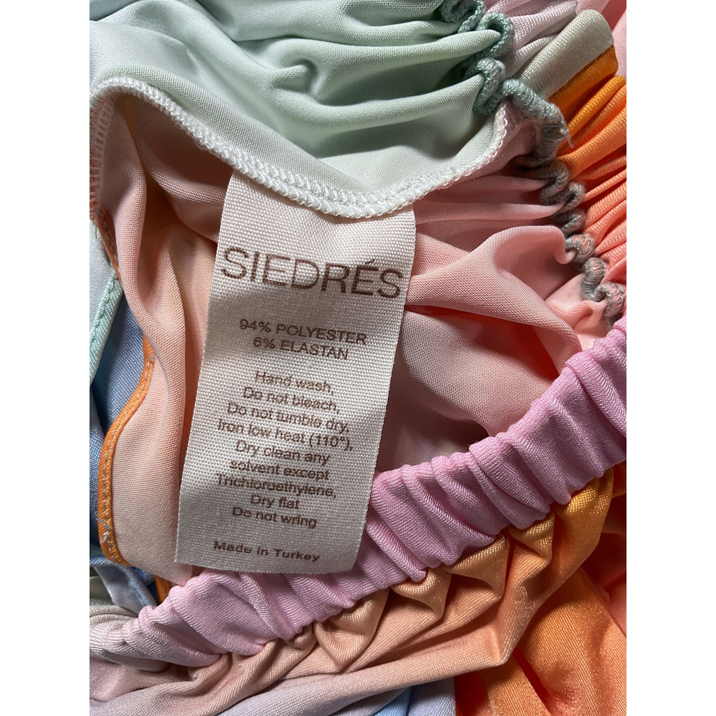Siedr�s 'Safiya' Pink Draped Cutout Midi Dress Size S