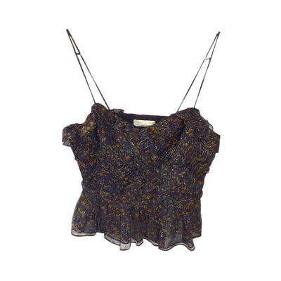 Ulla Johnson Ruffled Black Della Size 0 Top
