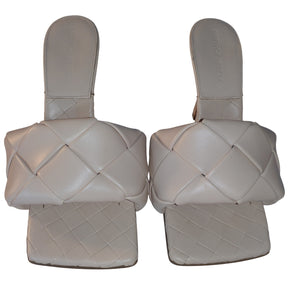 Bottega Veneta Padded Cream Lido Sandals Size 37 EU / US 7