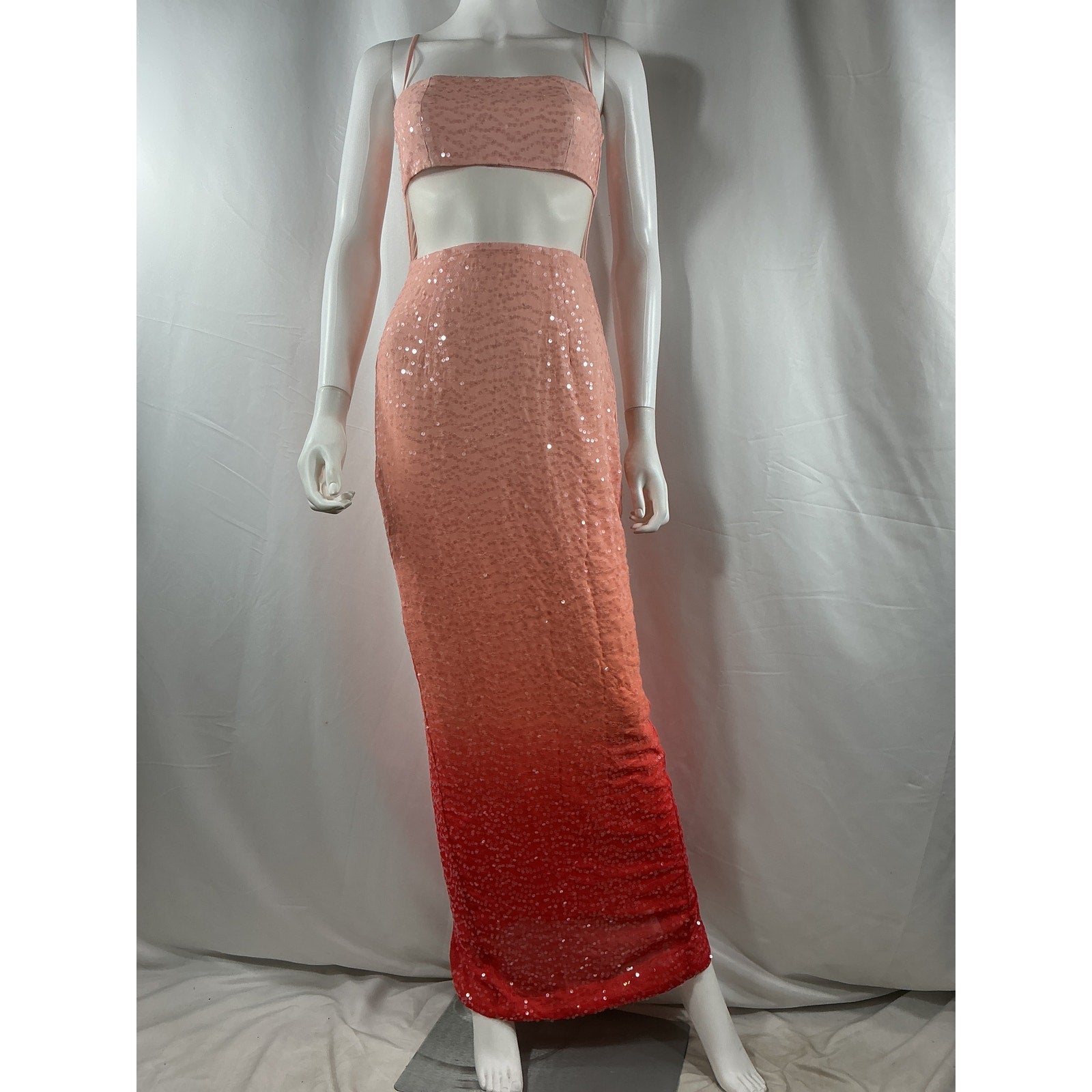 Sau Lee 'Talia' Pink Polyester Dress Size 2