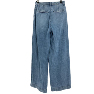 Rag & Bone Relaxed Blue Audra Pleated Pants Size 24