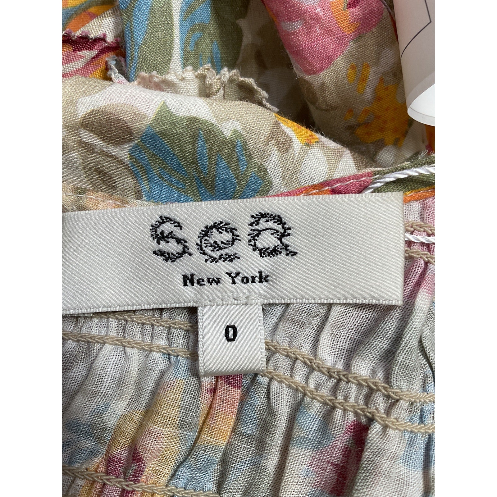 Sea New York 'Ines' Pink Ramie Dress Size 0