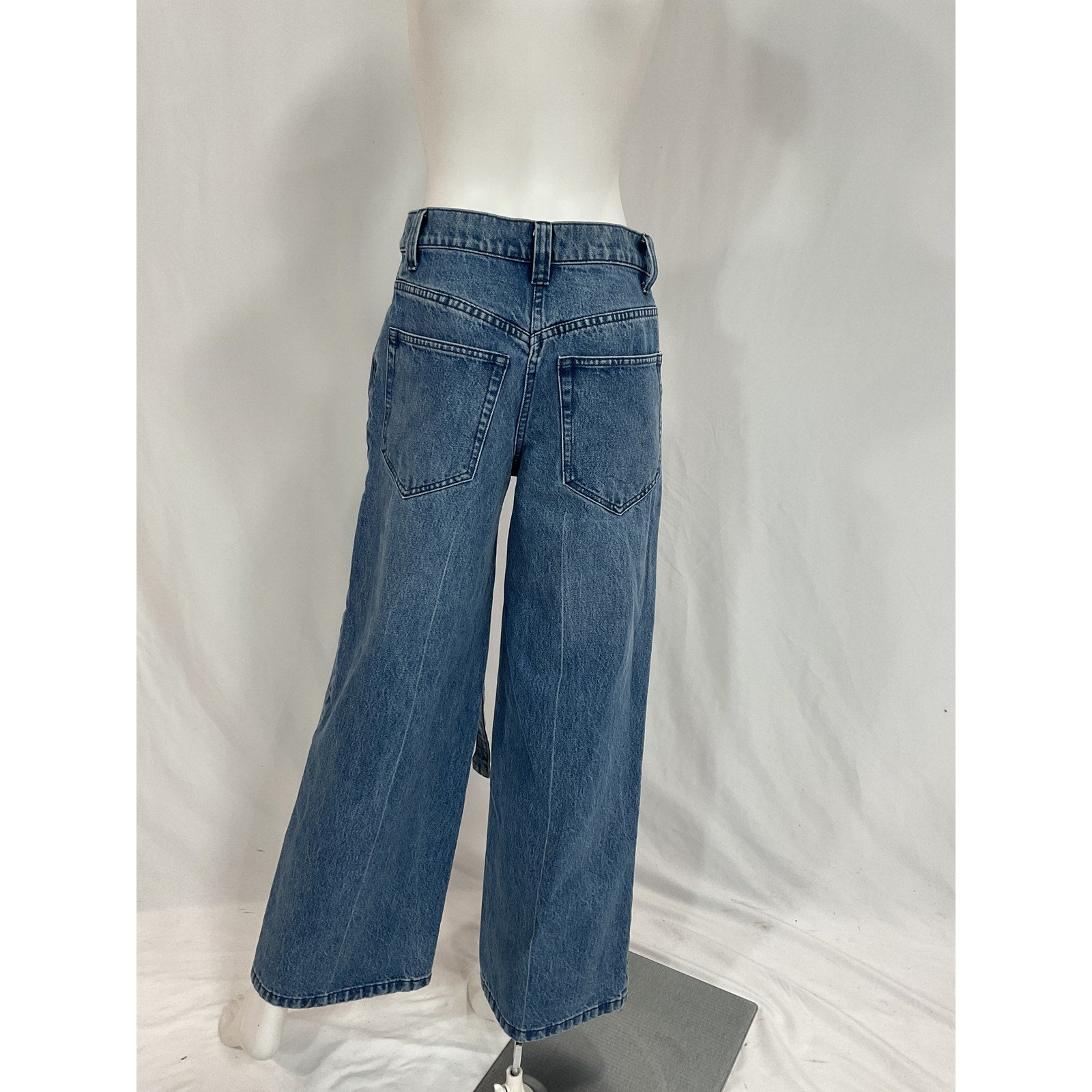 Alexander Wang 'Raver' Blue Baggy Pants Size 25