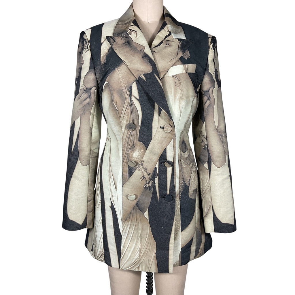 Cult Gaia 'Daniella' Tan Polyester Blazer Dress Size 4